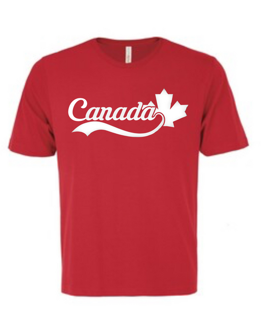 Canada Script Tee - Red