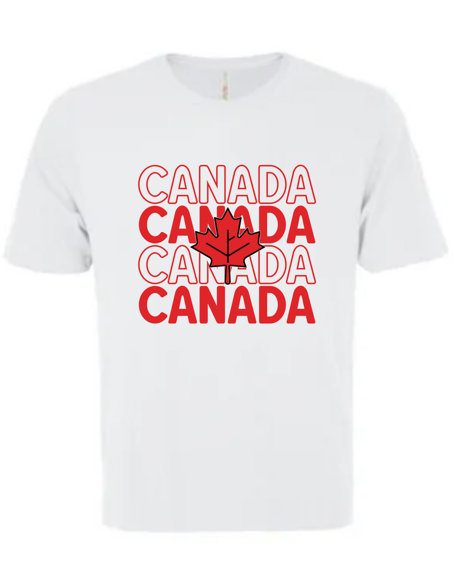 Canada Canada Canada Canada Short Sleeve Tee - White