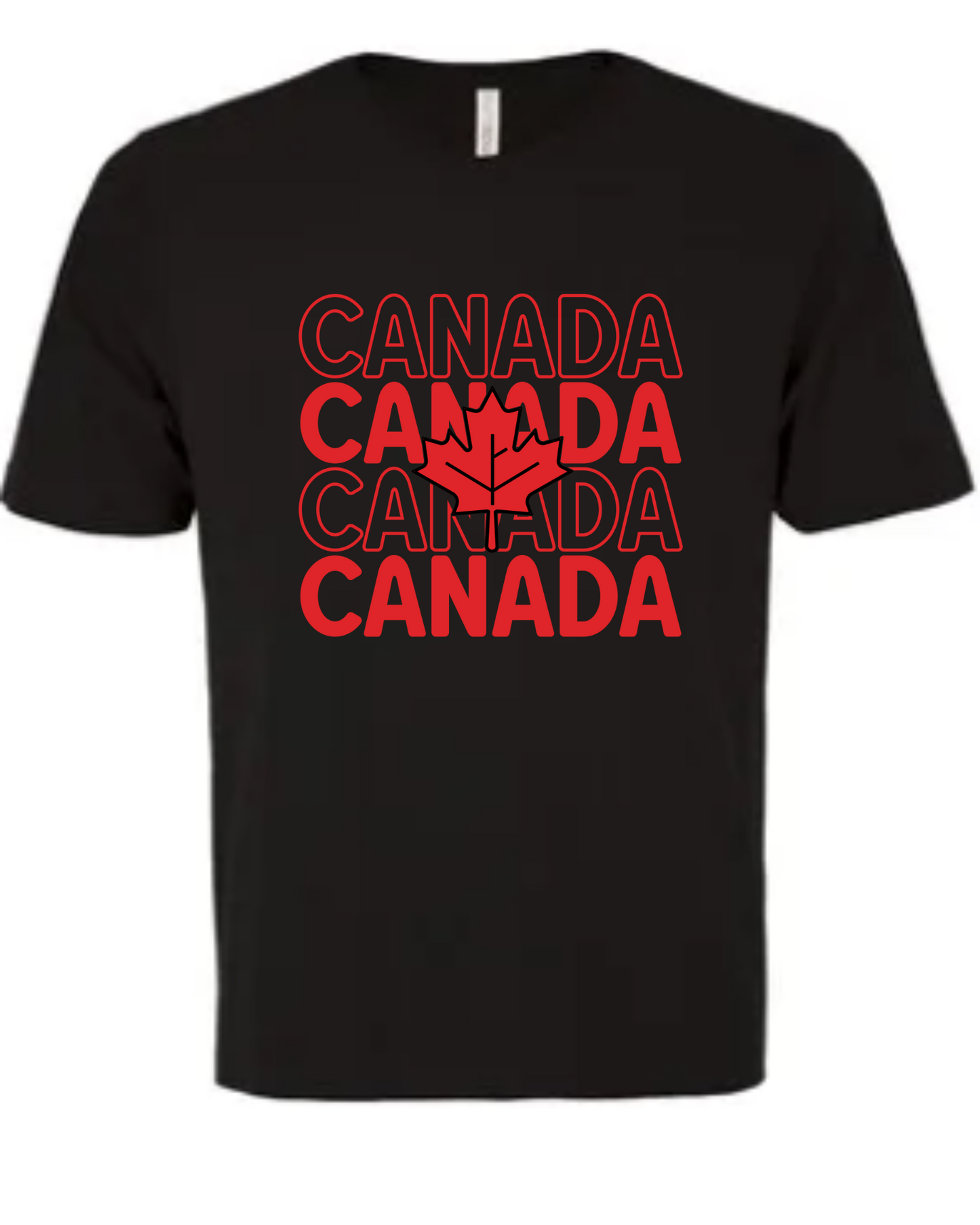 Canada Canada Canada Canada Short Sleeve Tee - Black